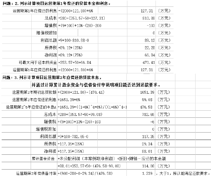 工程造价案例分析（水利）,章节练习,水利工程造价案例分析黑钻