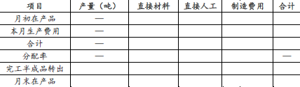 注会财务成本管理,章节练习,注会财务成本管理6