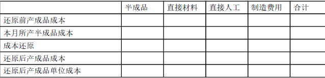 注会财务成本管理,章节练习,注会财务成本管理7