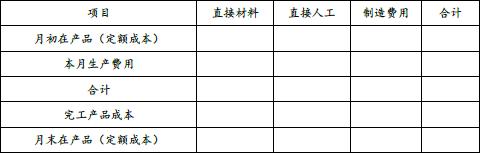 注会财务成本管理,章节练习,章节特训,产品成本计算