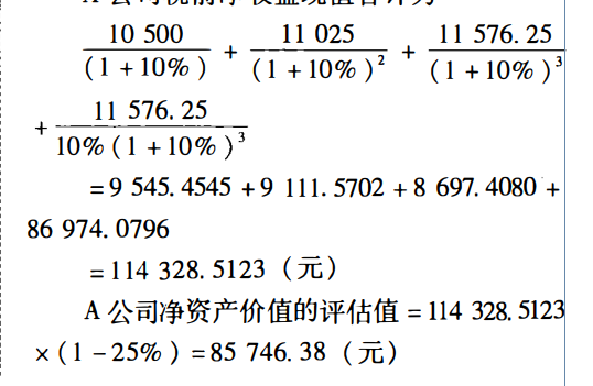 中级知识产权,真题专项训练,无形资产评估