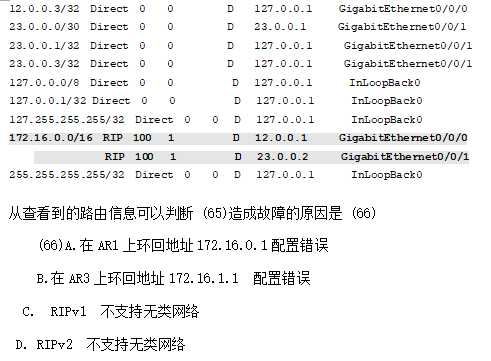 中级网络工程师,章节练习,网络基础理论