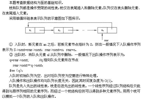 中级软件设计师,章节练习,中级软件设计师综合知识案例分析