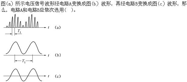 基础知识,章节练习,土木工程师（水利水电）现代技术基础,信号与信息基础