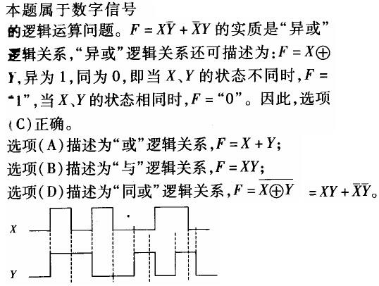 基础知识,章节练习,土木工程师（水利水电）现代技术基础,信号与信息基础