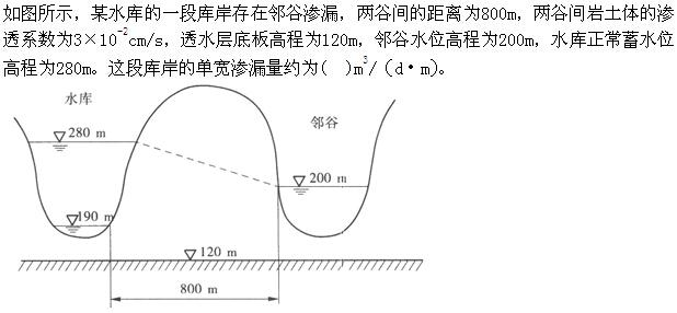 专业案例,模拟考试,水利水电专业案例模拟试卷5