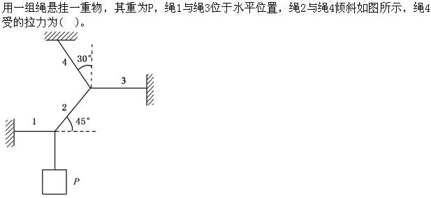 （暖通空调+动力）基础知识,章节练习,公用设备工程师工程科学基础,理论力学