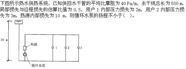 专业案例（暖通空调专业）,综合练习,公用设备工程师《专业案例》（暖通空调专业）