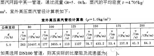 专业案例（动力专业）,历年真题,注册公用设备工程师（动力专业）《专业案例》真题精选1