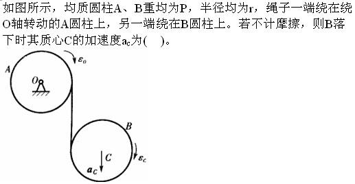 基础知识（给排水）,章节练习,公用设备工程师（给排水）工程科学基础,理论力学