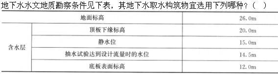 专业知识（给排水）,章节练习,给排水工程