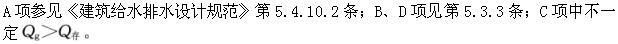 专业知识（给排水）,章节练习,专业知识（给排水）