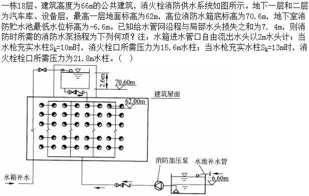 专业案例（给排水）,章节练习,建筑给排水工程