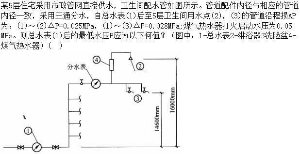 专业案例（给排水）,章节练习,专业案例（给排水）