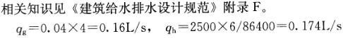 专业案例（给排水）,模拟考试,2022年（给排水）专业案例模拟试卷