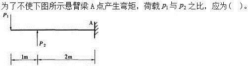 建筑结构,章节练习,建筑力学