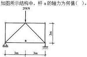 建筑结构,章节练习,建筑力学