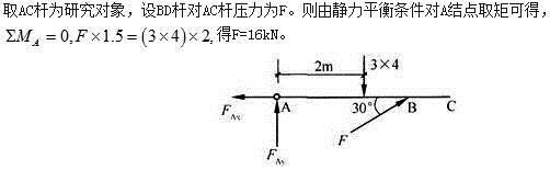 建筑结构,章节练习,建筑力学