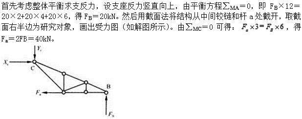 建筑结构,章节练习,建筑力学