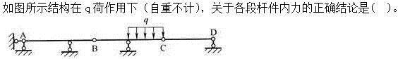 建筑结构,章节练习,建筑力学