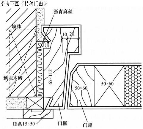 建筑材料与构造,章节练习,建筑构造