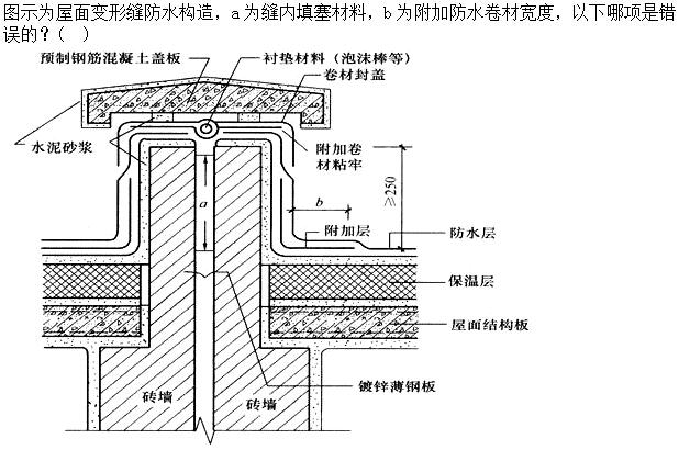 建筑材料与构造,章节练习,建筑构造