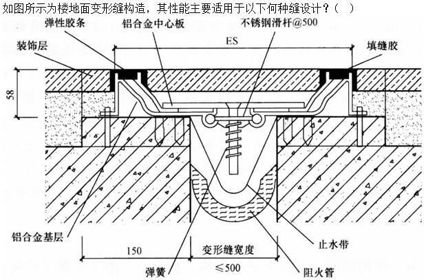 建筑材料与构造,章节练习,建筑构造