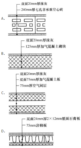 建筑材料与构造,章节练习,建筑构造