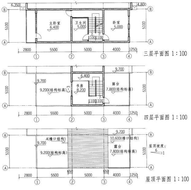 建筑技术设计作图题,预测试卷,一级建筑师建筑设计（作图题）预测试卷1