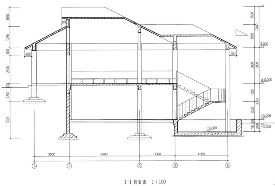 建筑技术设计作图题,章节练习,基础复习,精选试题