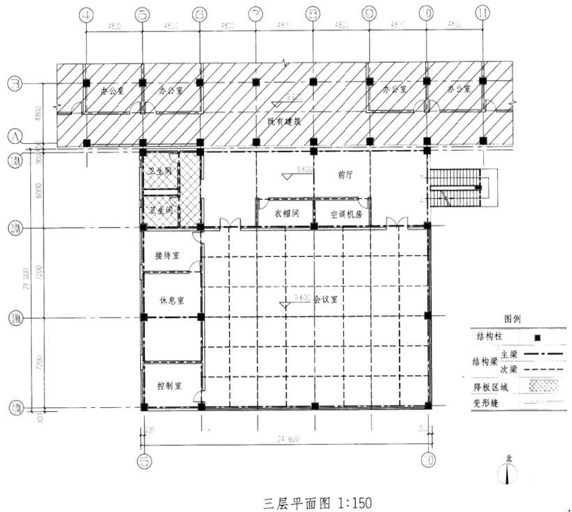 建筑技术设计作图题,预测试卷,一级建筑师建筑设计（作图题）预测试卷1