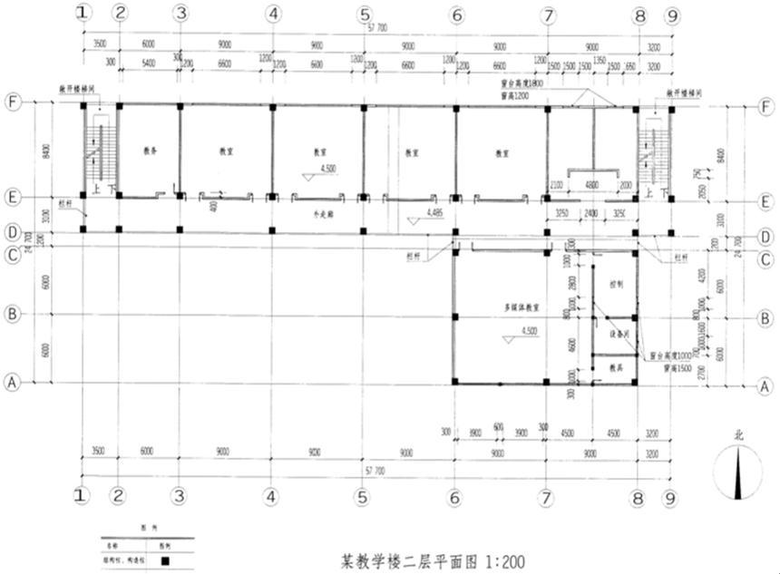 建筑技术设计作图题,章节练习,基础复习,精选试题