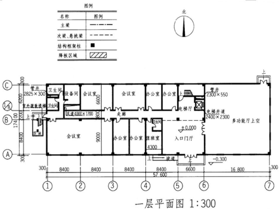 建筑技术设计作图题,预测试卷,一级建筑师建筑设计（作图题）预测试卷1