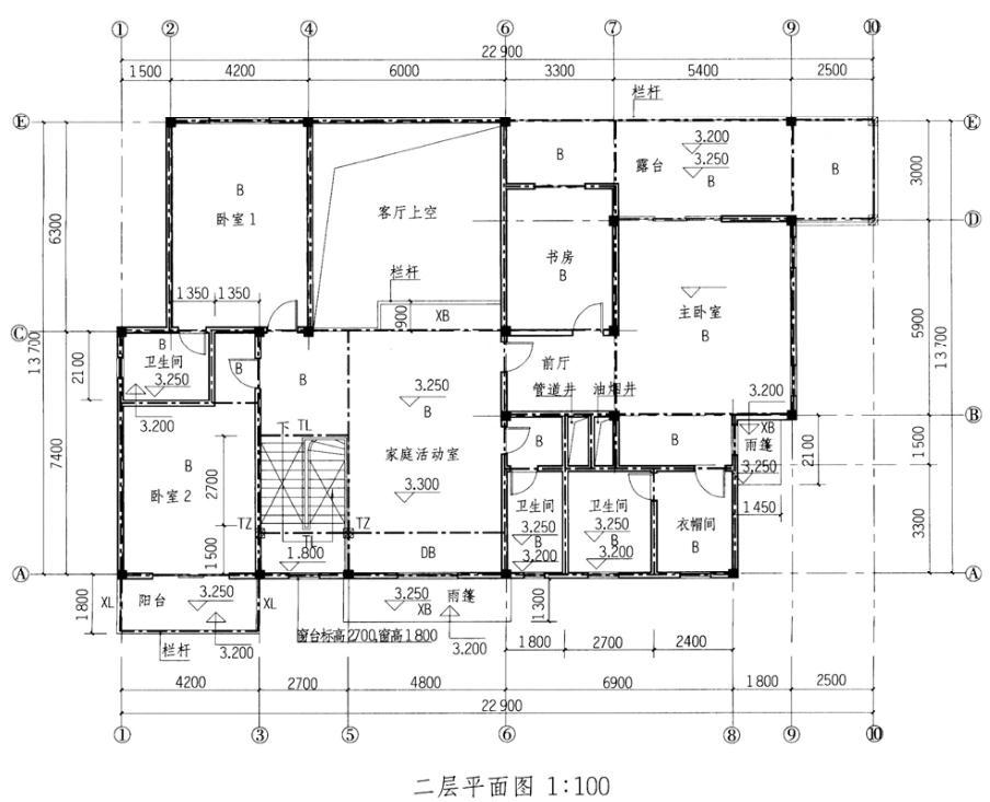 建筑技术设计作图题,章节练习,基础复习,精选试题