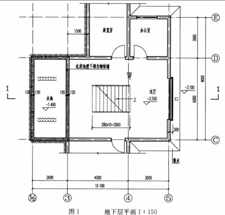 建筑技术设计作图题,章节练习,基础复习,精选试题