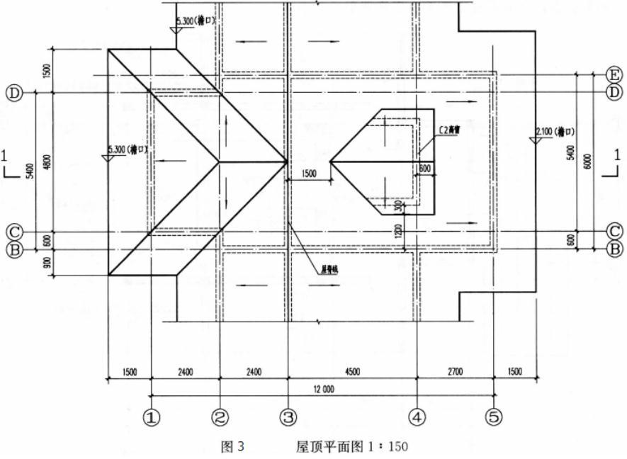 建筑技术设计作图题,章节练习,基础复习,精选试题