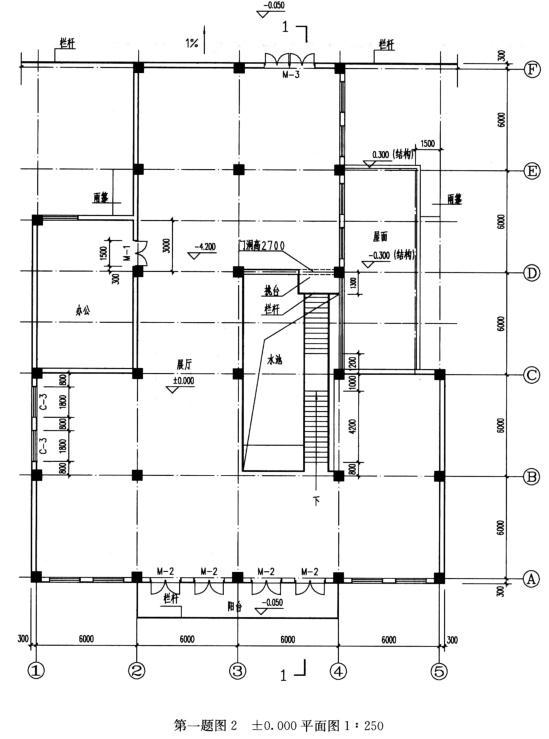 建筑技术设计作图题,历年真题,一级建筑师建筑设计（作图题）真题精选