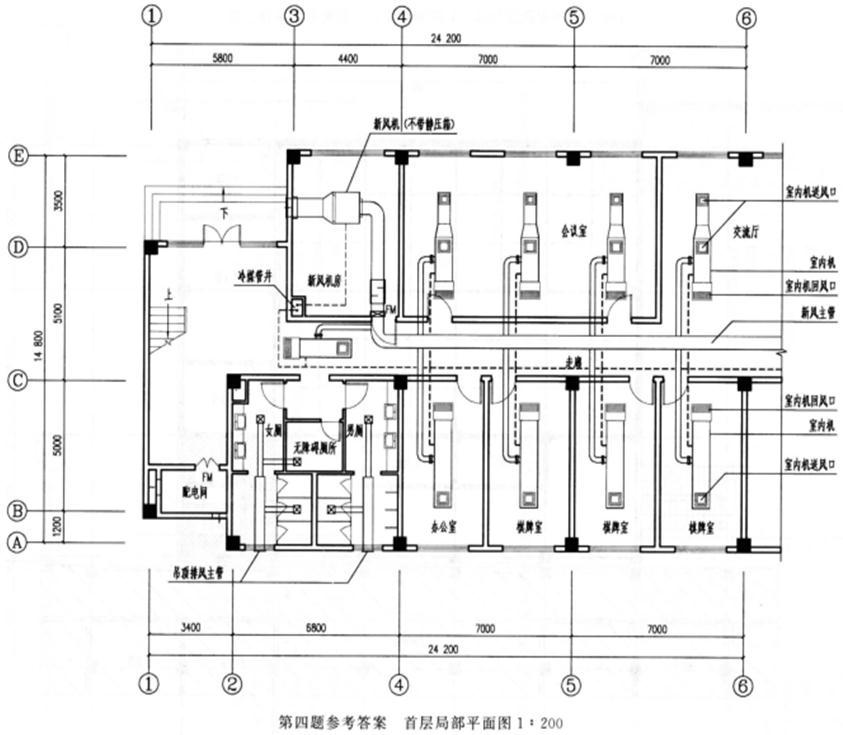 建筑技术设计作图题,章节练习,建筑技术设计真题