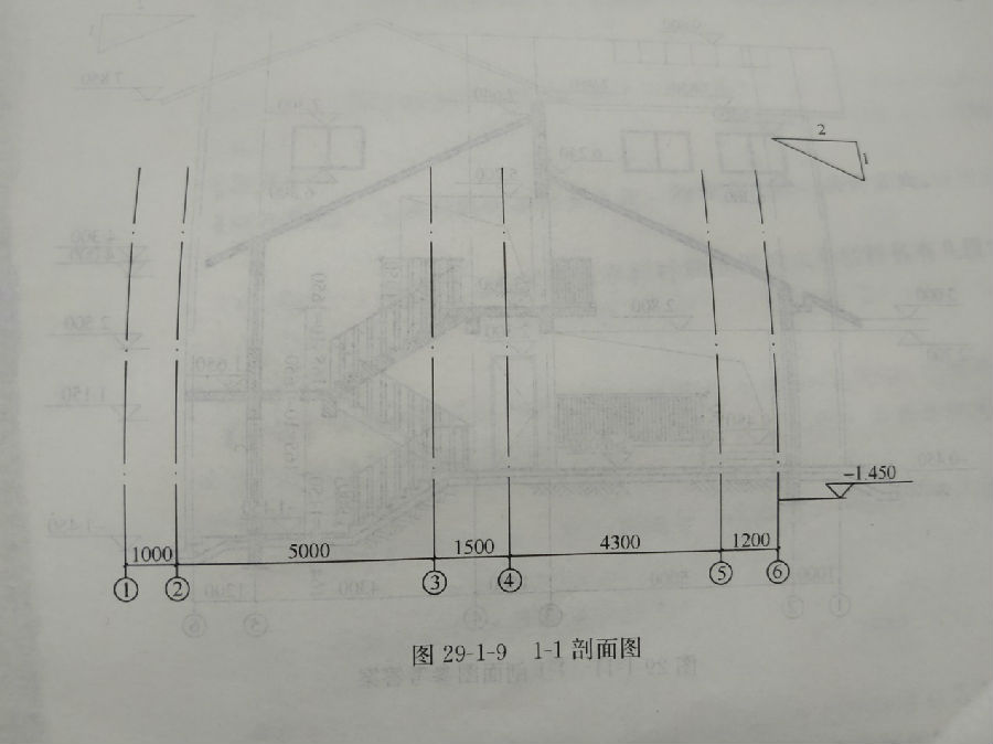 建筑技术设计作图题,章节练习,建筑技术设计作图