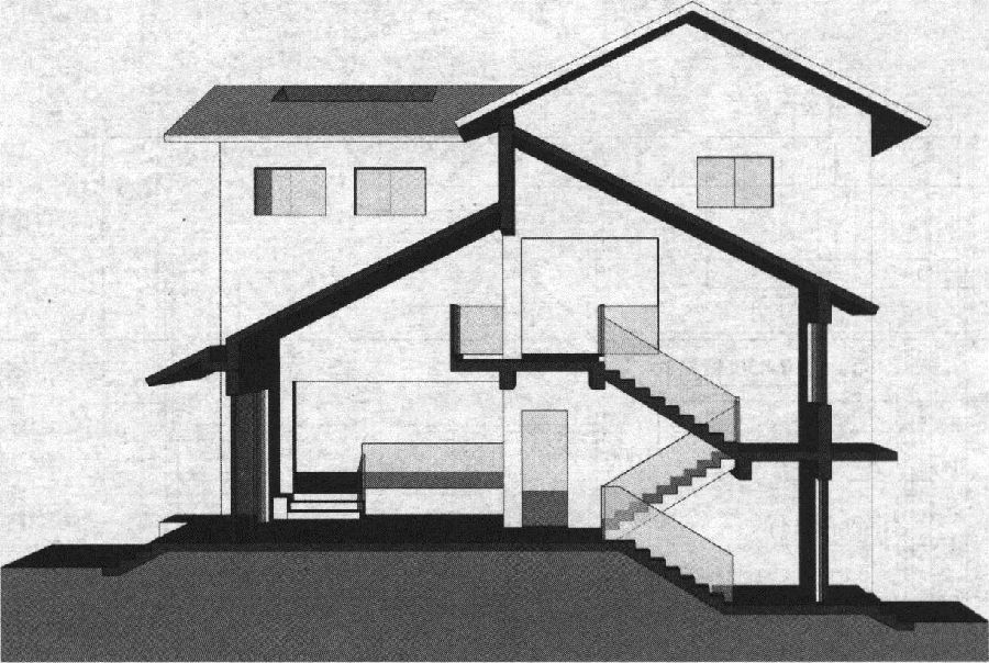 建筑技术设计作图题,章节练习,建筑技术设计作图