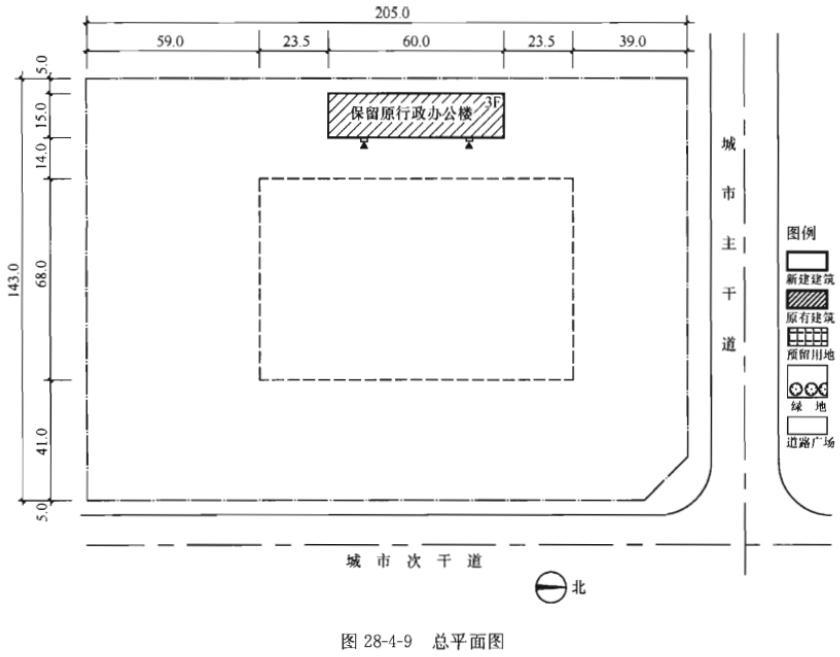 建筑方案设计作图题,预测试卷,一级建筑师建筑方案设计（作图题）预测试卷1