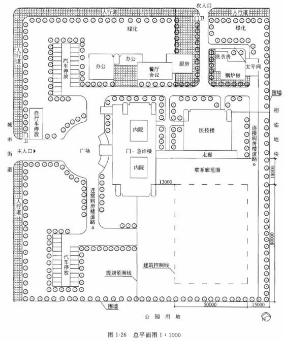 建筑方案设计作图题,章节练习,基础复习,试题精选