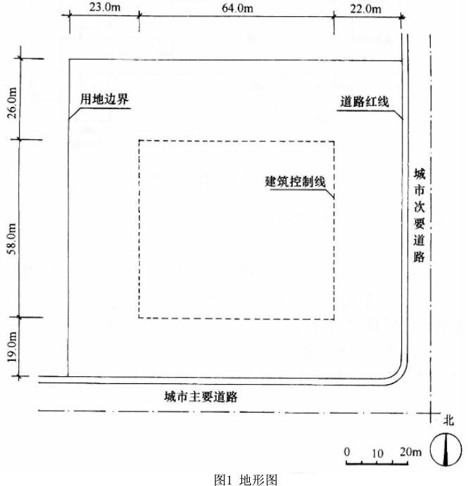 建筑方案设计作图题,章节练习,基础复习,试题精选