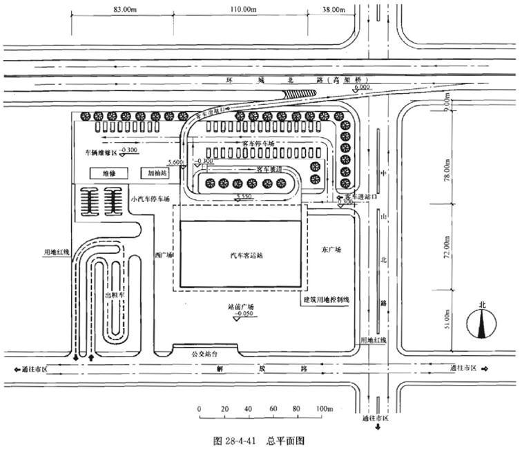 建筑方案设计作图题,章节练习,建筑方案设计模拟