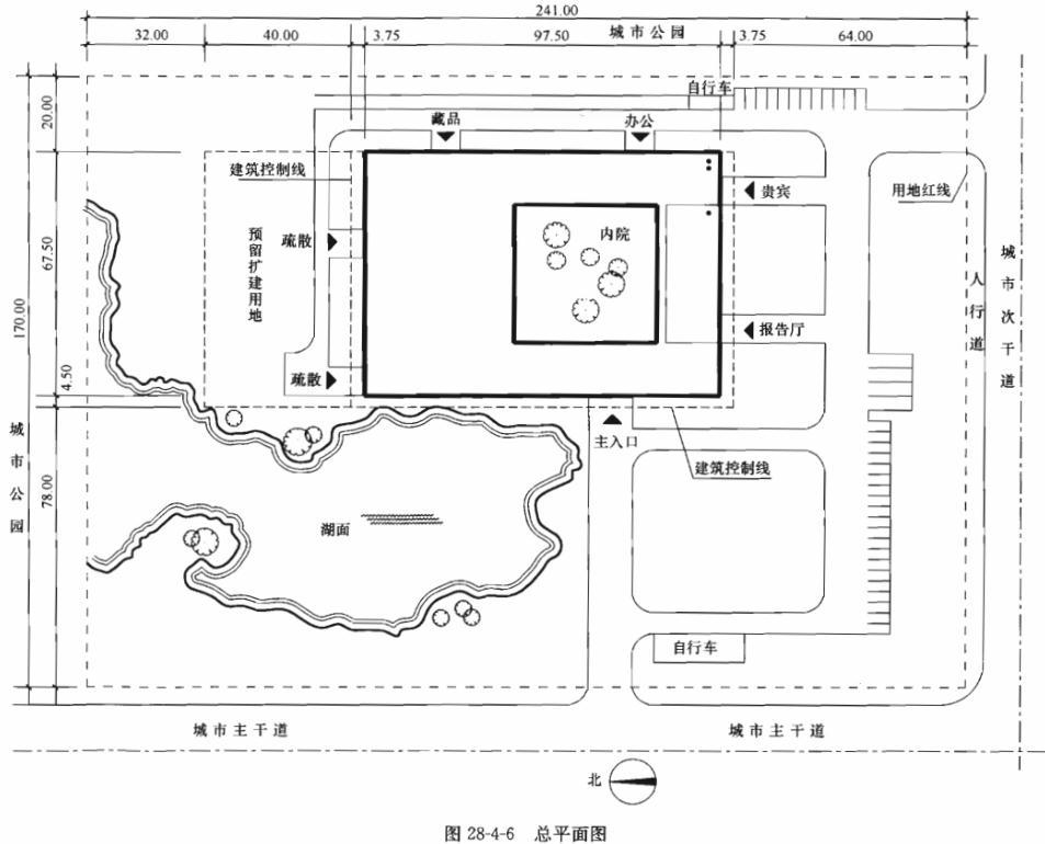 建筑方案设计作图题,预测试卷,一级建筑师建筑方案设计（作图题）预测试卷1