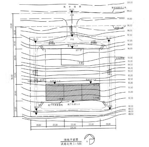 场地设计作图题,预测试卷,一级建筑师场地设计（作图题）预测试卷2