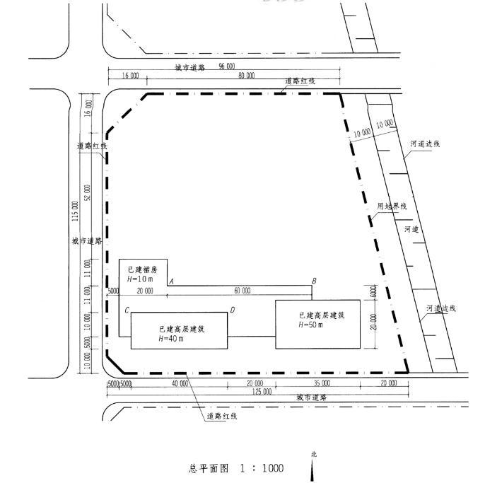 场地设计作图题,历年真题,一级建筑师场地设计（作图题）真题精选