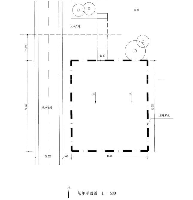 场地设计作图题,预测试卷,一级建筑师场地设计（作图题）预测试卷1