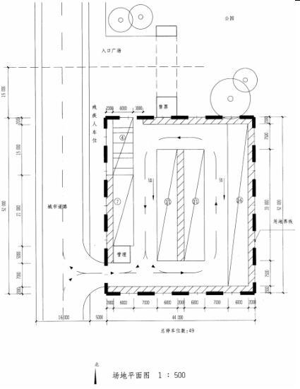 场地设计作图题,预测试卷,一级建筑师场地设计（作图题）预测试卷1