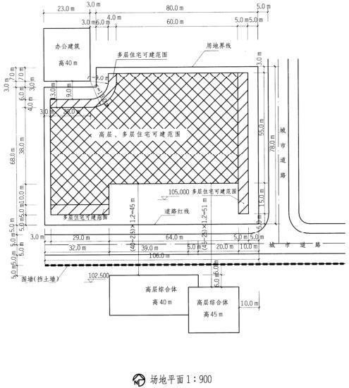 场地设计作图题,历年真题,一级建筑师场地设计（作图题）真题精选